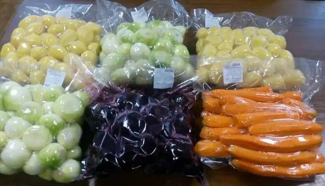 фотография продукта Очищенные овощи в вакууме ОПТ
