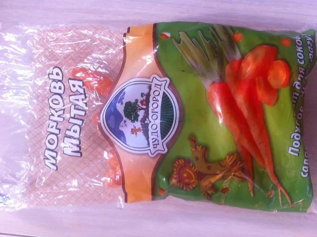 фотография продукта Морковь мытая