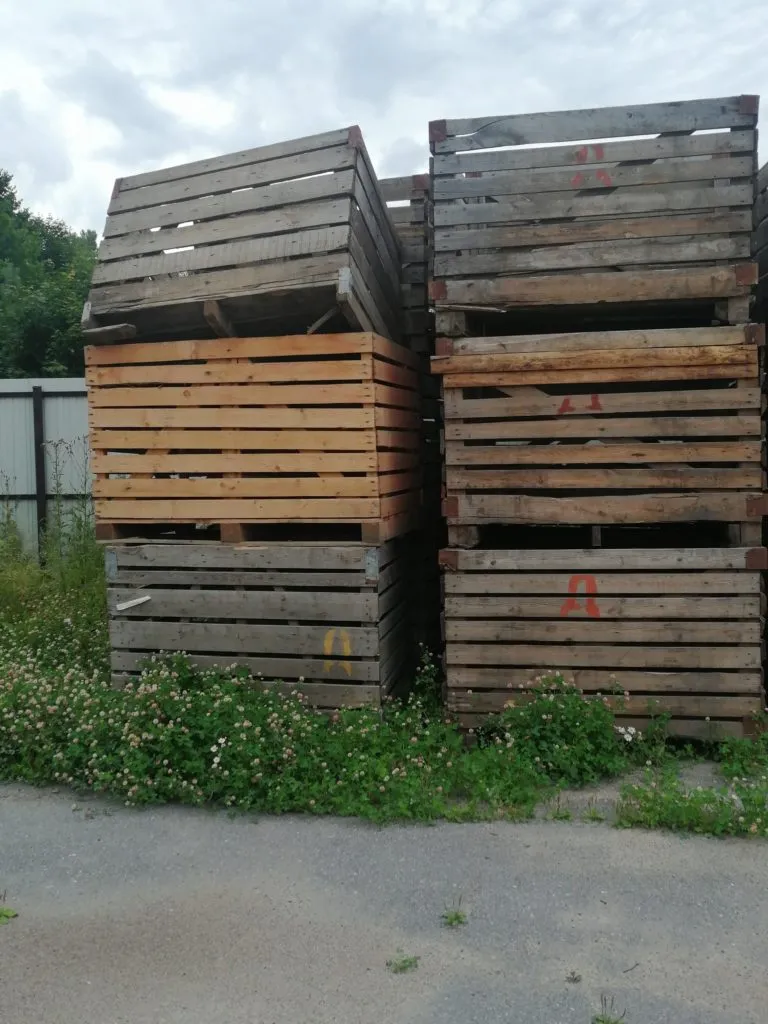деревянный контейнер для овощей б/у. в Санкт-Петербурге 4